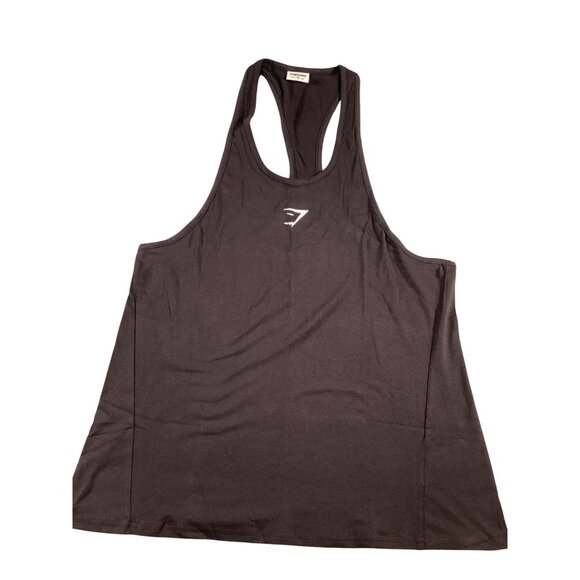 Gymshark Black Critical Stringer Mens Tank Top M gymwear workout fitness NWOT - Picture 1 of 5